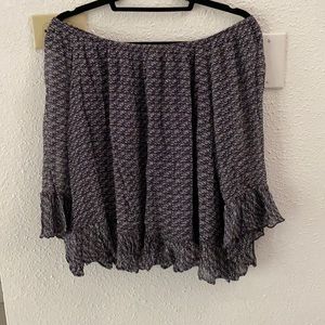 Lucky Brand Off the Shoulder 3/4 Sleeve Blouse Size L